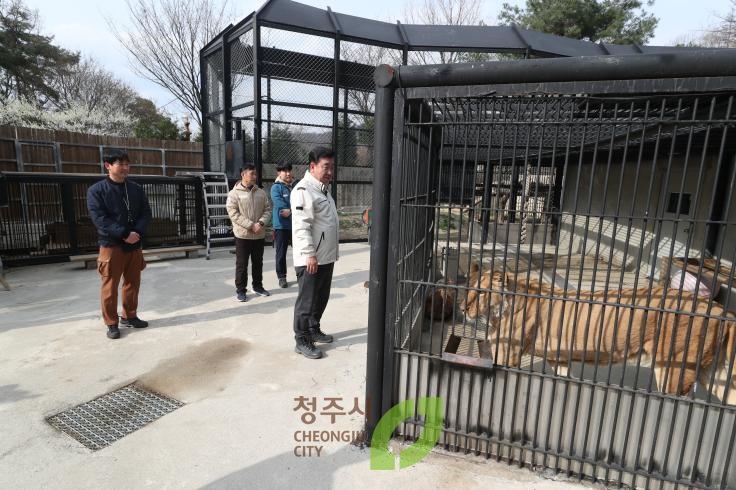 청주동물원 현장점검