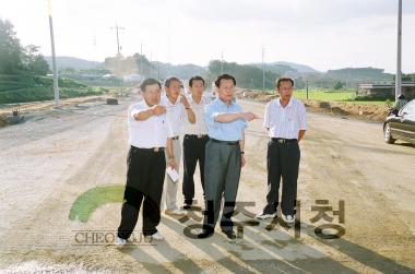 공사현장 점검(용암망골공원, 세광고 앞 도로공사, 노인복지 마을)