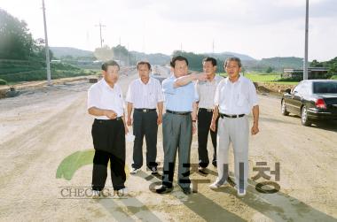 공사현장 점검(용암망골공원, 세광고 앞 도로공사, 노인복지 마을)