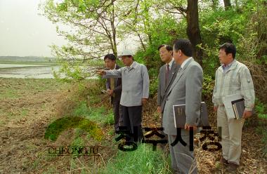 정북동 토성 발굴 조사 현장 방문