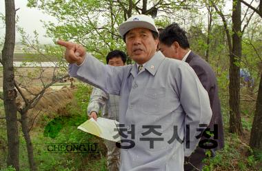 정북동 토성 발굴 조사 현장 방문