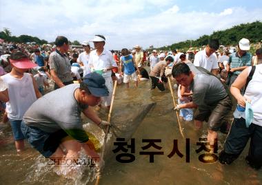 제1회 청주사랑무심천 물고기잡기 대회