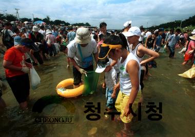 제1회 청주사랑무심천 물고기잡기 대회