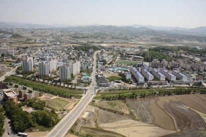 내수읍 소재지 전경