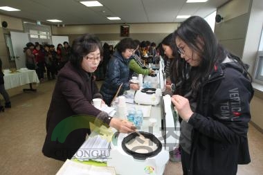 국내산 육성 신품종 식미 평가회