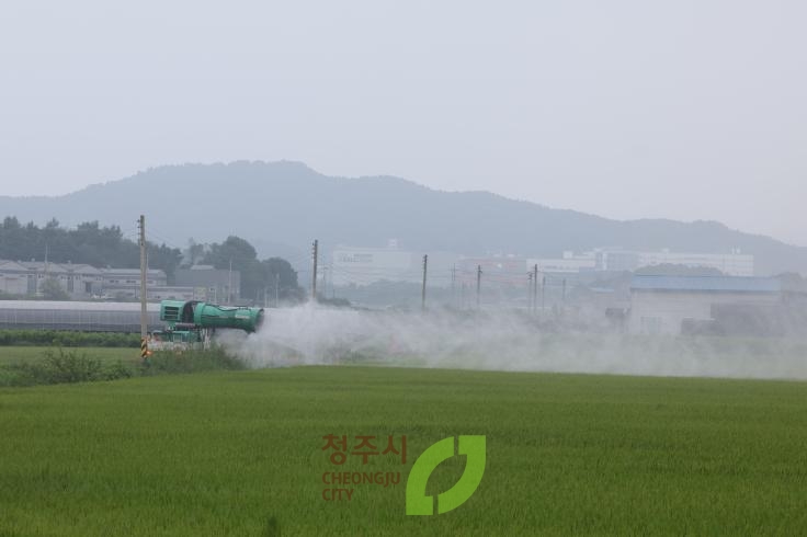 청원생명쌀 2차 공동방재 현장방문