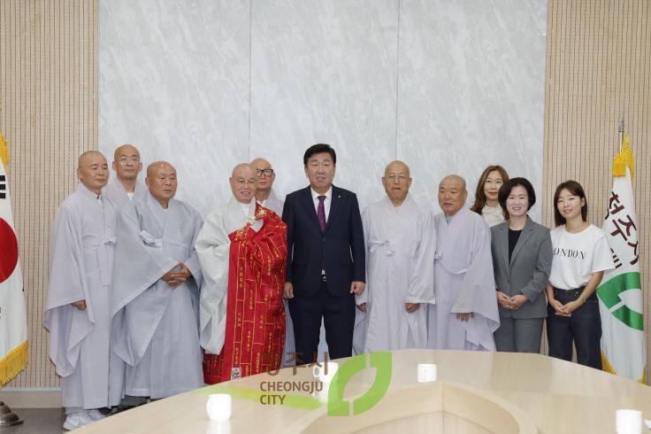 청주공예비엔날레 입장권 기탁식 (태고종)