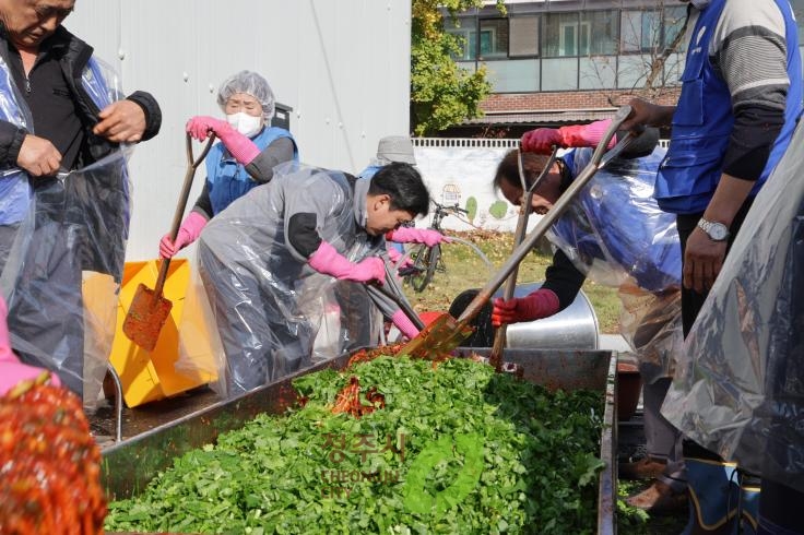 바르게살기운동 다문화가정과함께하는 사랑의김장나누기 행사