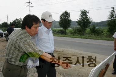 국도대체우회도로(북일-남일)건설공사현장 방문 4