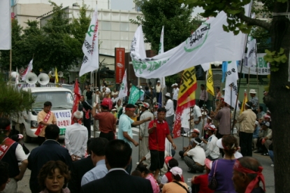 쌀개방 반대시위 4