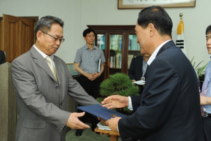 제 24대 김우종 청원군 부군수 취임 2